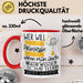 Musikwissenschaftlerin Tasse Geschenk Spruch Wer Will Schon Prinzessin Sein Wenn Man Auch Musikwissenschaftlerin Sein Kann Rot Trendation
