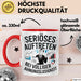 Sarkasmus Tasse Geschenkidee Erscheinung Mit Null Ahnung Rot Trendation
