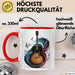 Gitarrist Tasse Geschenkidee für Gitarrenmusiker Rot Trendation