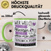 Tierheimvolontärin Tasse Geschenk Spruch Wer Will Schon Prinzessin Sein Wenn Man Auch Tierheimvolontärin Sein Kann Grün Trendation
