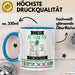 Tierpsychologin Tasse Geschenk Becher Stark Attraktiv Furchtlos Tierpsychologin Lustige Geschenkidee Blau Trendation