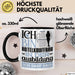 Hotelkauffrau Ausbildung Start Geschenk Tasse Ich Bin Hotelkauffrau In Der Ausbildung Ich Darf Das Kaffee-Becher Geschenkidee Schwarz Trendation