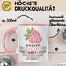 Erdbeeren-Liebhaber Tasse Geschenk Ich Kann Erdbeeren Verschwinden Lassen Was Ist Deine Superkraft Becher Geschenkidee Erdbeeren Kaffee-Becher Rosa Trendation