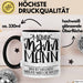 Mann Mann Mann Hier Ist Vielleicht Wieder Was Los Heute Tasse Geschenk Arbeit Büro Arbeitstasse Kaffee-Becher Schwarz Trendation