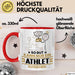 Athlet Geschenk Tasse So Gut Kann Nur Ein Athlet Aussehen Geschenkidee Kaffee-Becher Rot Trendation