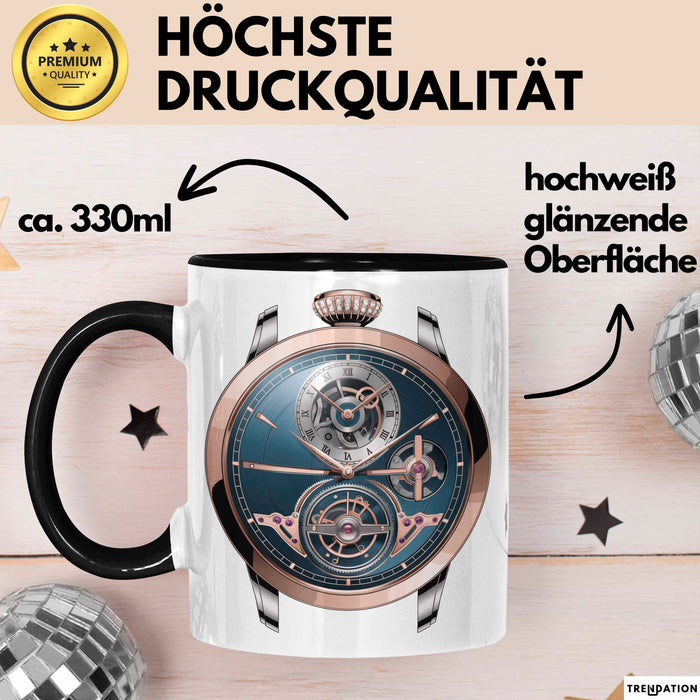 Luxusuhren Sammler Tasse Geschenkidee Zeitmesser Liebhaber Trendation