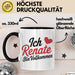 Renate Tasse Geschenk Ich Bin Vollkommen Renate Geschenkidee Geburtstag Schwarz Trendation