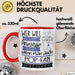 Pop-Fan Tasse Geschenk Spruch Wer Will Schon Prinzessin Sein Wenn Man Auch Pop-Fan Sein Kann Rot Trendation