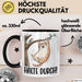 Katze Spatz Tasse Geschenk Grafik Halte Durch Geschenkidee Kaffee-Becher Trendation