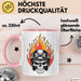 Motorradfahrer Tasse Geschenkidee Biker Lustiger Spruch Geschenkidee Lustig Rosa Trendation