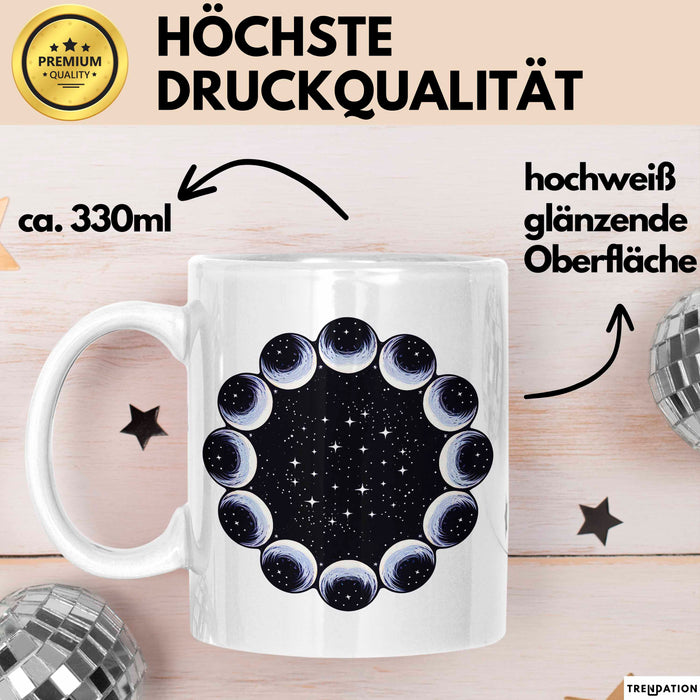 Astronomie Fan Tasse Geschenkidee Sternengucker Lustiger Geschenkidee Lustig Weiß Trendation