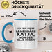 Katja Tasse Ich Bin Diese Legendaere Katja, Von Der Alle Reden Geschenk Blau Trendation