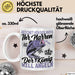 Angler Geschenk Tasse Spruch Männer Angeln Geschenkidee Kaffee-Becher Fischer Angeln Weiß Trendation