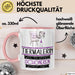 Tiermalerin Weil Es Keinen Schöneren Beruf Gibt Tasse Geschenk für Eine Tiermalerin Lustig Rosa Trendation