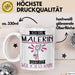 Malerin Tasse Geschenk Ich Bin Malerin Warum Weil Ich Es Kann Geschenkidee Geburtstag Weiß Trendation