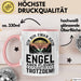 Fallschirmspringer Tasse Geschenk Ich Bin Zwar Kein Engel Aber Fliegen Kann Ich Trotzdem Geschenkidee Becher Rosa Trendation