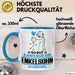 Enkelsohn Geschenk Tasse So Gut Kann Nur Ein Enkelsohn Aussehen Geschenkidee Kaffee-Becher Blau Trendation