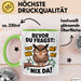 Sarkastische Eule Tierliebhaber Tasse Geschenk Lustige Geschenkidee Spruch Bevor Du Fragst Nein Eule Grün Trendation