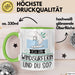 Windsurferin Tasse Geschenk Ich Bin Windsurferin Und Du So Geschenkidee Lustiger Spruch Becher Grün Trendation