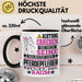 Pferdepfleger Geschenk Tasse Lustiger Spruch Erheben Sie Sich Der Pferdepfleger Betritt den Raum Schwarz Trendation