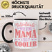 Patentante Geschenk Tasse Spruch Geschenkidee Beste Patentante Wie Eine Mama Nur Cooler Kaffee-Becher Schwarz Trendation