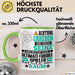 Ultimate-Frisbee-Spieler Geschenk Tasse Lustiger Spruch Erheben Sie Sich Der Ultimate-Frisbee-Spieler Betritt den Raum Grün Trendation