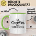 Sandra Tasse Ich Sandra, Bin Vollkommen Geschenk Grün Trendation