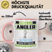 Angler Tasse Geschenk für Angler Geburtstag Lustiger Spruch Kaffee-Becher Was Ist Deine Superkraft Rosa Trendation