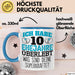 Rosenhochzeit Tasse Geschenk 10 Jahre Verheirtatet Geschenkidee Ehemann Ehefrau Becher Blau Trendation