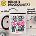 Tochter Tasse Geschenk Glueck Ist Eine Tochter Wie Dich Geschenkidee Mama Papa Schwarz Trendation