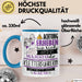 Kletterführerin Tasse Geschenk Lustiger Spruch Bitte Erheben Sie Sich Seine Majestät Die Kletterführerin Betritt Den Raum Blau Trendation