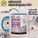 Polo-Spielerin Tasse Geschenk Spruch Wer Will Schon Prinzessin Sein Wenn Man Auch Polo-Spielerin Sein Kann Blau Trendation