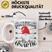 Lustige Tasse Weihnachten Lieber Weihnachtsmann Die Waren Alle Unartig Kaffee-Becher Geschenkidee Wichteln Wichtelgeschenk Weiß Trendation