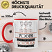 Yogini Weil Es Keinen Schöneren Beruf Gibt Tasse Geschenk für Eine Yogini Lustig Rot Trendation