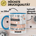 Parkour-Athletin Geschenk Becher Tasse Gott Schuf Alle Menschen Gleich Nur Die Besten Durfeten Parkour-Athletin Werden Geschenkidee Lustig Blau Trendation