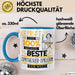 Beste Synthesizer-Spielerin Der Welt Tasse Geschenk für Eine Synthesizer-Spielerin Geprüft Und Sicher Geschenkidee Geburtstag Weihnachten Blau Trendation