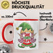 Chefin Tasse Geschenk Die Chef Elfe Geschenkidee Zu Weihnachten Für Chefin Kaffee-Becher Rot Trendation