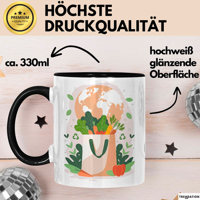 Nachhaltiges Leben Tasse Geschenk Lustige Geschenkidee Spruch Für Umwelt Unterstützer Trendation