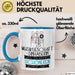 Musikgeschäftsinhaberin Weil Es Keinen Schöneren Beruf Gibt Tasse Geschenk für Eine Musikgeschäftsinhaberin Lustig Blau Trendation