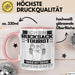 Rucksacktourist Tasse Geschenk für Rucksacktourist Geburtstag Lustiger Spruch Kaffee-Becher Was Ist Deine Superkraft Rosa Trendation
