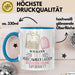 Tee-Liebhaber Tasse Geschenk Ich Kann Tee Verschwinden Lassen Was Ist Deine Superkraft Blau Trendation