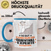 Survival-Experte Geschenk Tasse So Gut Kann Nur Ein Survival-Experte Aussehen Geschenkidee Kaffee-Becher Blau Trendation