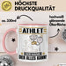 Athlet Tasse Geschenk für Athlet Der Mann Der Alles Kann Geschenkidee zum Geburtstag Rosa Trendation