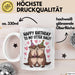Geburtstagsfeier Otter Tasse Geschenk Lustige Geschenkidee Spruch Alles Gute Zum Geburtstag An Meine Bessere Hälfte Weiß Trendation