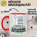 Aquarium-Enthusiast Geschenk Tasse So Gut Kann Nur Ein Aquarium-Enthusiast Aussehen Geschenkidee Kaffee-Becher Rot Trendation