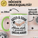 Papa Vatertag Vater Sohn Tasse Becher Geschenk Lustige Geschenkidee Spruch Vater & Sohn Alleine Stark Gemeinsam Unschlagbar Grün Trendation