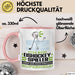 Eishockeyspieler Geschenk Tasse Ich Bin Eishockeyspieler Aber Sag Doch Einfach Superheld Lustige Geschenkdiee für Eishockeyspieler Kaffee-Becher Rosa Trendation
