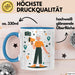 Reiseführer Tasse Geschenk Lustige Geschenkidee Spruch Für Reise Leiter Blau Trendation