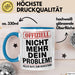 Rentner Pensionär Sarkasmus Tasse Geschenk Lustige Geschenkidee Spruch Nicht Mehr Dein Problem Blau Trendation