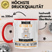 Musiktheoretikerin Tasse Geschenk Becher Stark Attraktiv Furchtlos Musiktheoretikerin Lustige Geschenkidee Rot Trendation